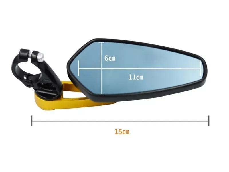 Bar-end Spiegels Piaggio Zip (Custom) Zwart