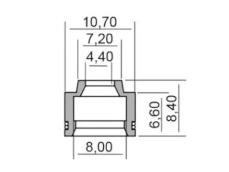 Klepseal Sym / Peugeot 4T - Origineel - SYM 12209-H6B-900