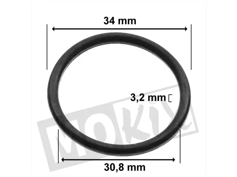 O-ring olie aftapplug China/ GY6 / Peugeot / SYM