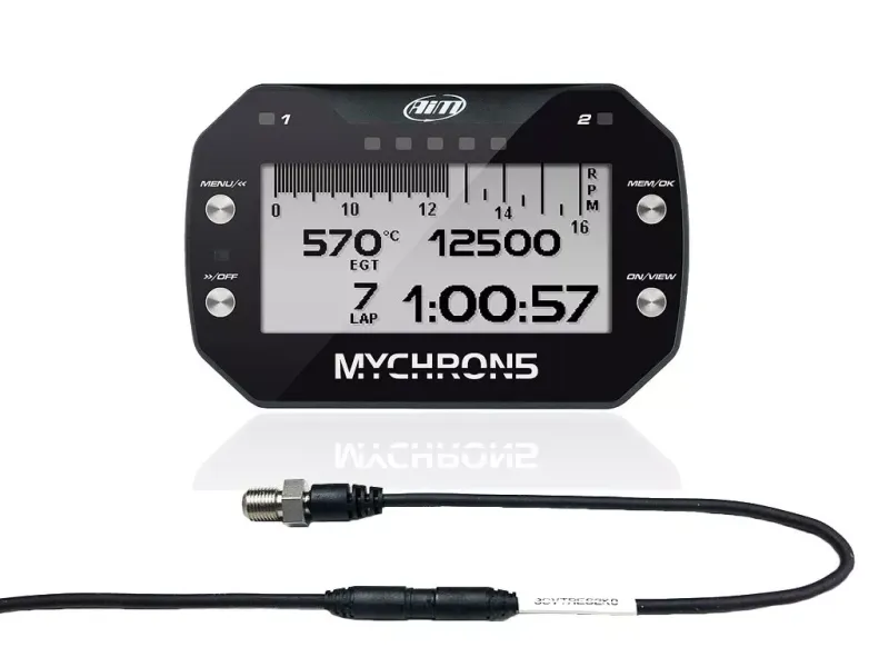 Aim Mychron 5S 2T laptimer (2x Temperatuur)