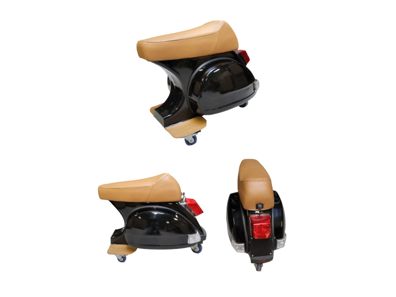 Barkruk Vespa Zwart