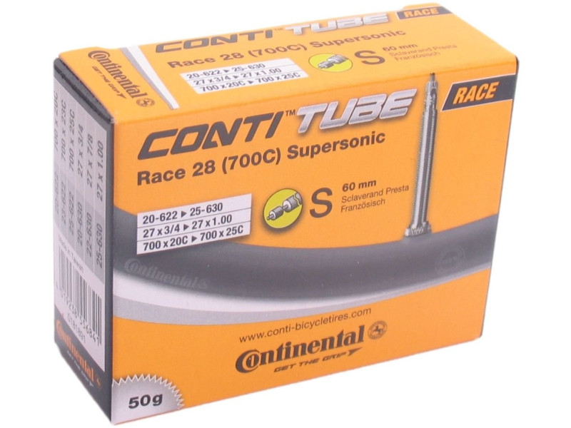 Binnenband Continental 28 Race Supersonic 18-622 -> 25-630 - SV60mm Ventiel