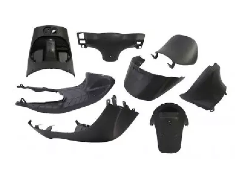 Binnenkappenset Piaggio Zip 9 delig zwart