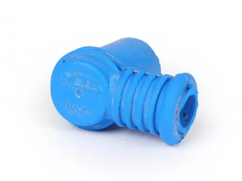 Bougiedop Polini siliconen kort blauw