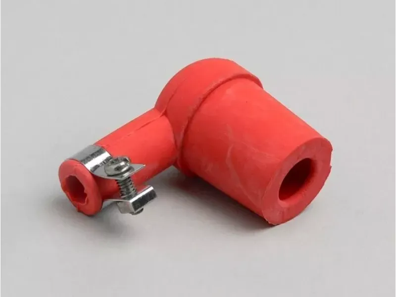 Bougiedop rubber rood