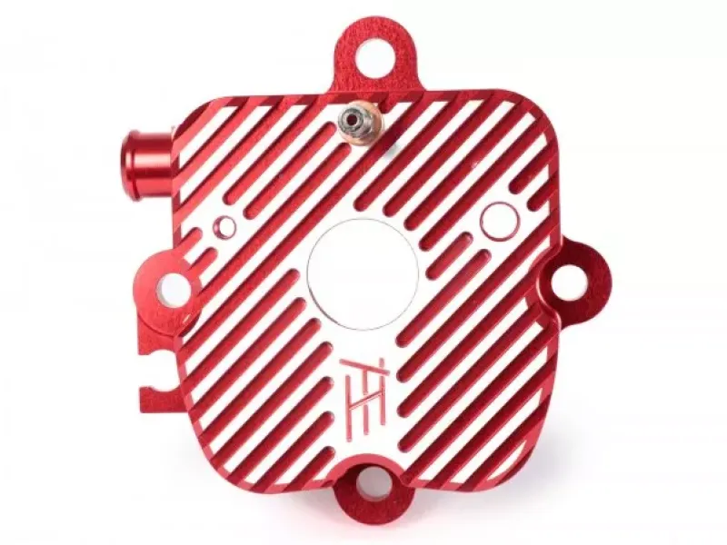 buitenste cilinderkop v1.1  heikotuning rood 45 geslepen piaggio 125 180 cc 2 takt lc