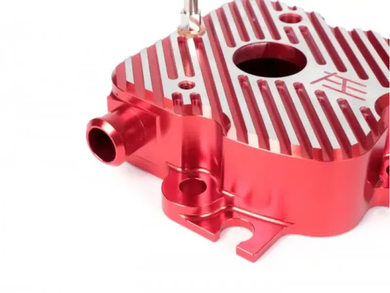 buitenste cilinderkop v1.1  heikotuning rood 45 geslepen piaggio 125 180 cc 2 takt lc