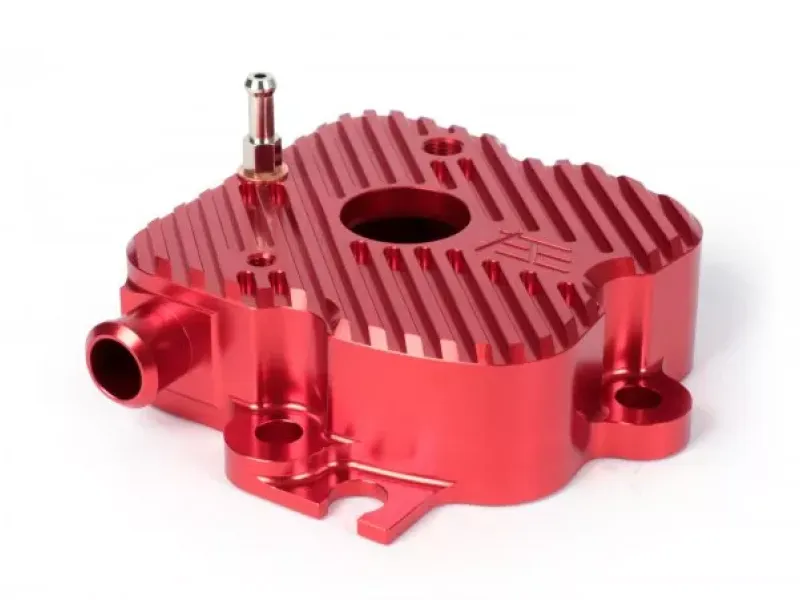 Cilinderkop v1.1 Heikotuning Rood Piaggio 125 / 180 cc 2T LC - Rood
