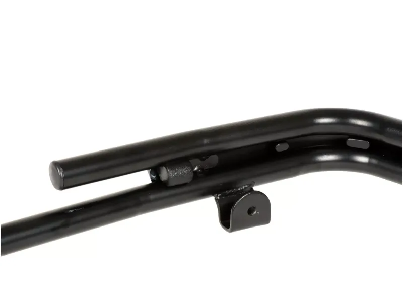 Bumper Voorzijde MOTO NOSTRA Vespa PX80, PX125, PX150, PX200, LML Star Stella Mat Zwart