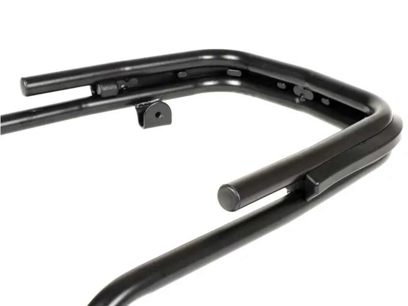 Bumper Voorzijde MOTO NOSTRA Vespa PX80, PX125, PX150, PX200, LML Star Stella Mat Zwart