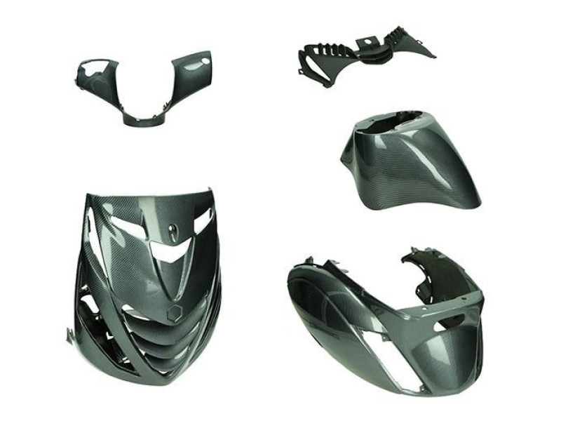 Kappenset Piaggio Zip Carbon (glans)