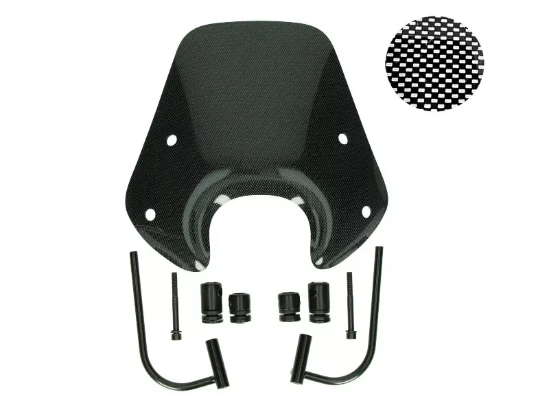 Windscherm Piaggio Zip 4T+2T (Zip 2000) Carbon
