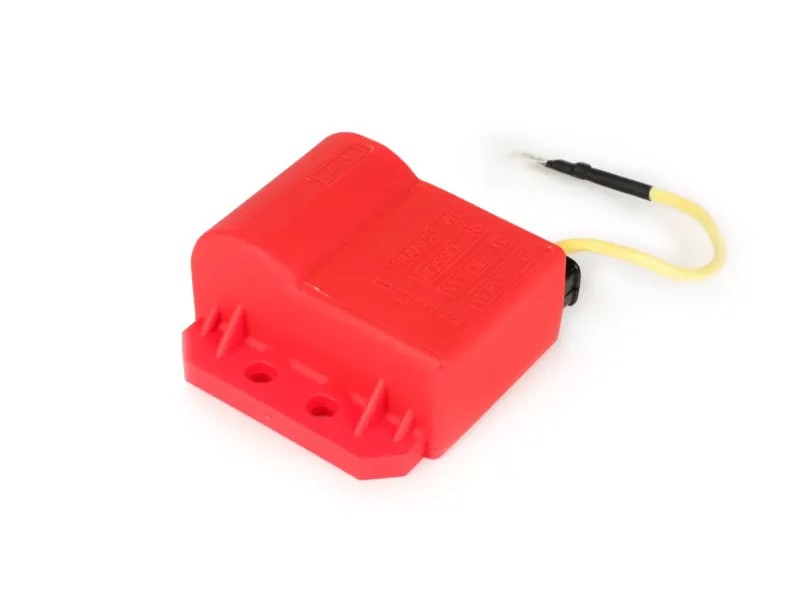 cdi  BGM pro  vespa px ( 05/2011), rally200 (ducati), pk xl, et3, lambretta (ducati) rood