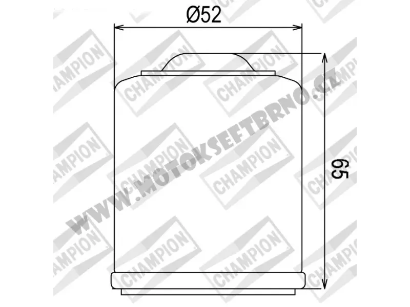 Oliefilter Derbi GP1 125 en GP1 250 (4T)