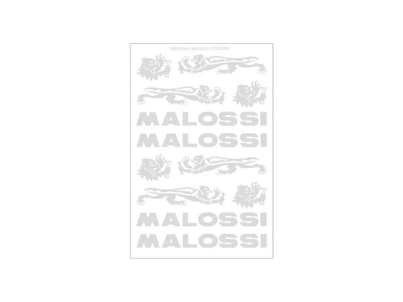 Stickerset Malossi Chroom Mini - 11X16,8CM