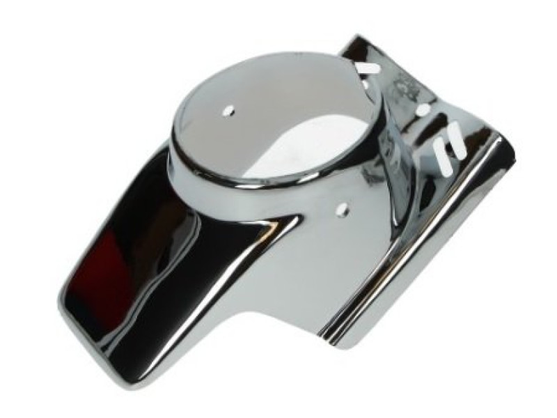 Koplampspoiler rond maxi chroom DMP