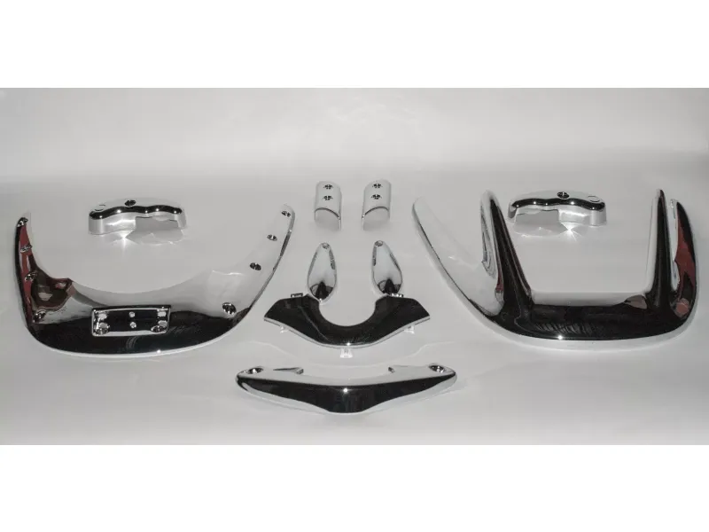 sierlijst set chroom - China Retro scooter (incl druppels)