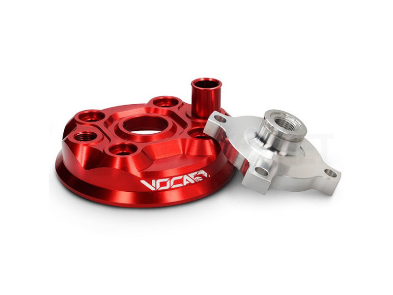 Voca Cilinder Bestia 80cc Minarelli AM6 (50mm) - Rode cilinderkop