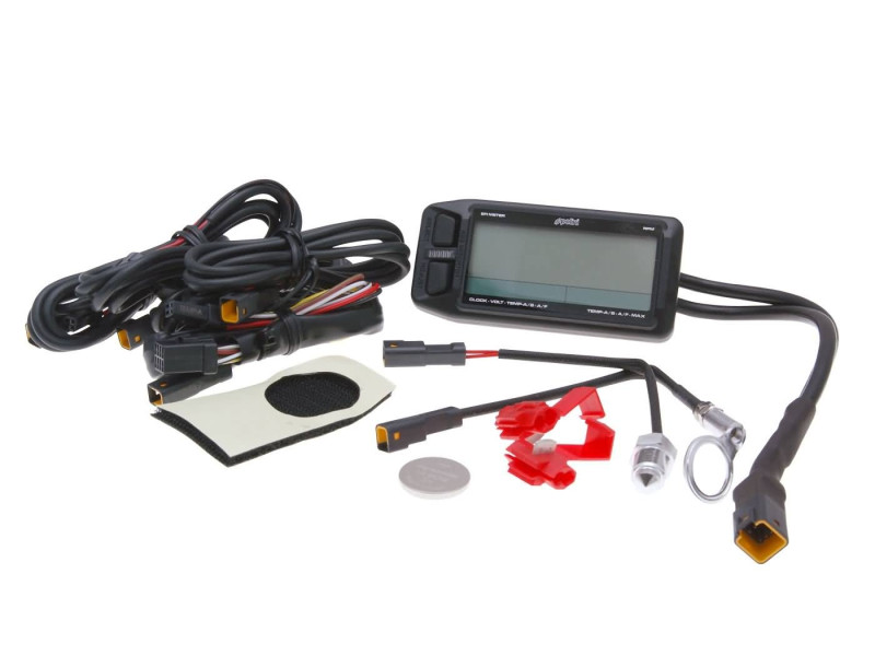 Toerenteller incl. Temperatuurmeter Polini (2t+4T)