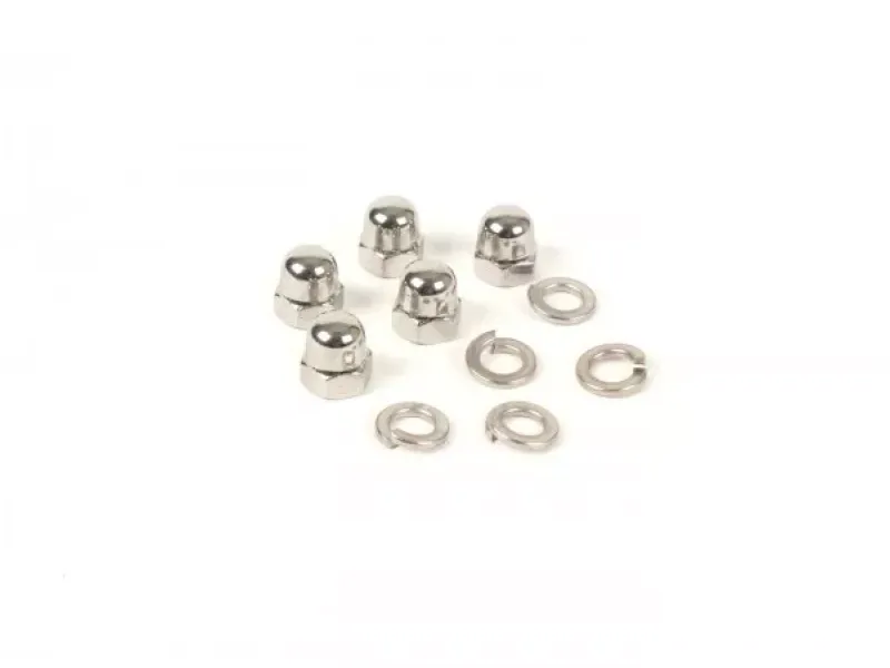 dopmoerenset voor velg vespa (type px)  BGM original, rvs  m8   sb=13mm