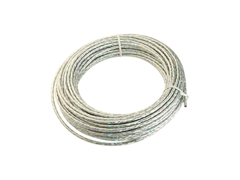 Universele buitenkabel Chroom / Flakes (per meter)