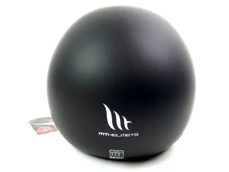 Goedkope Scooterhelm Mat zwart - model 'Street' 
