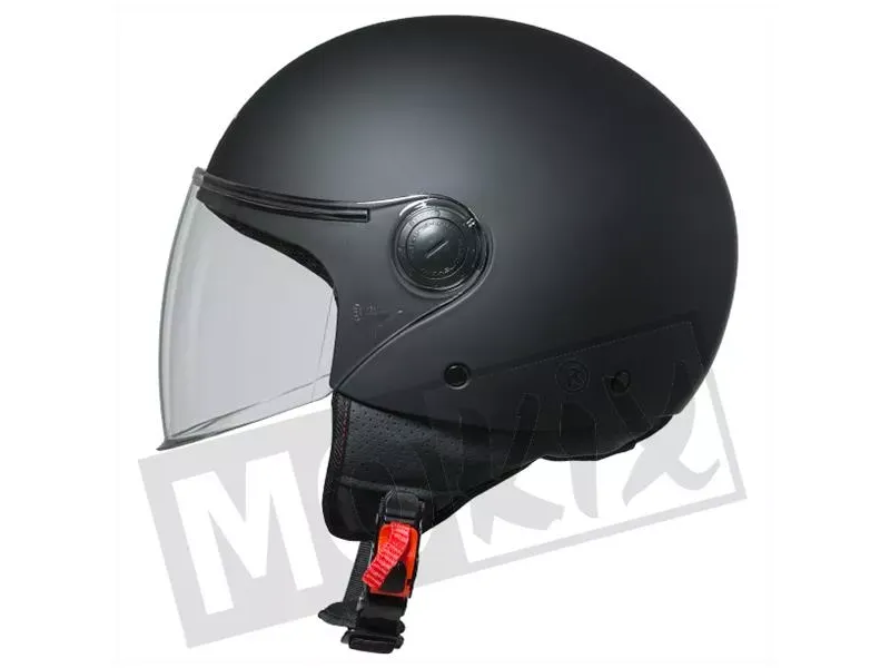 Goedkope Scooterhelm Mat zwart - model 'Street' 