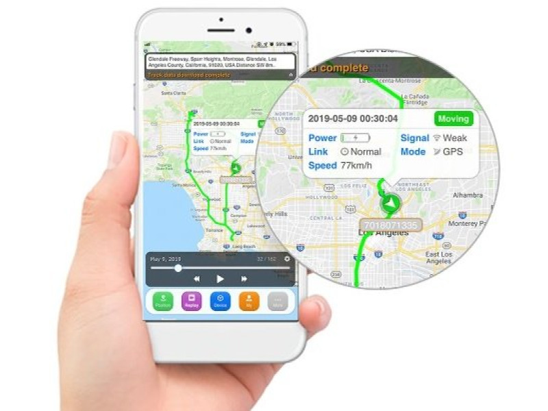 GPS tracker scooter (met startonderbreker)