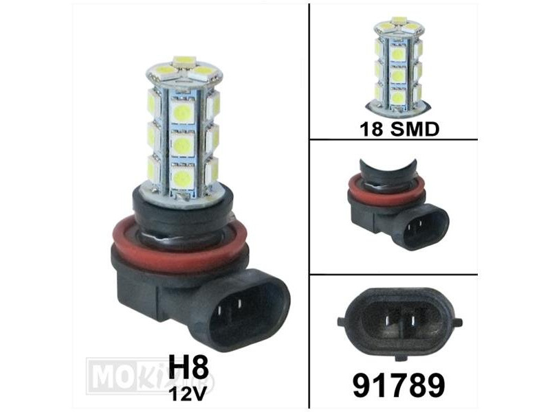 Lamp H8 12v 35w LED