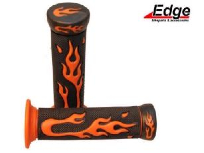 Handvatset Flame - Custom zwart orange