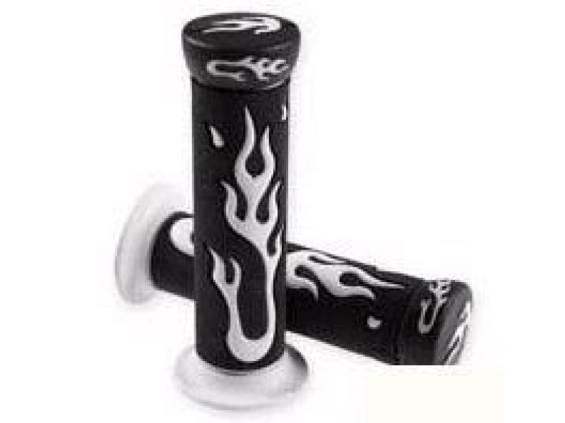 Handvatset Flame - Custom zwart wit