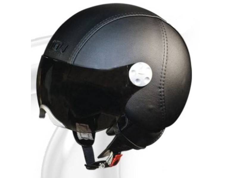 Helm Nau Course Leather Line N350 Zwart