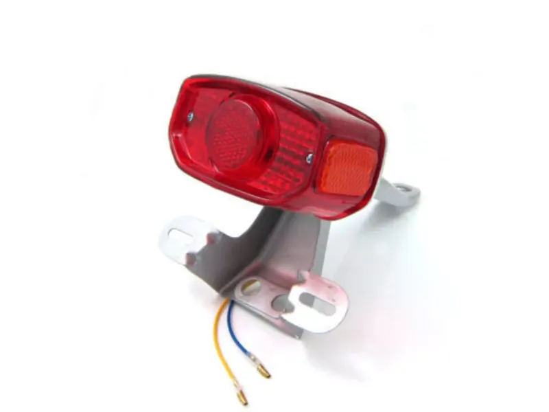 Achterlicht Uni Classic Sport Met Steun Chroom S25 BAY15D 12V21/5W	 