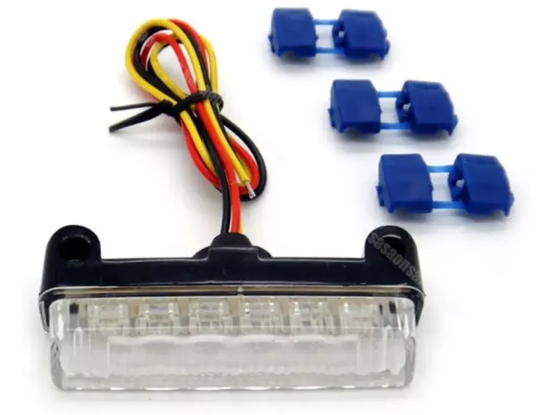 Achterlicht Uni Min Led CE + Raw Blank Elec