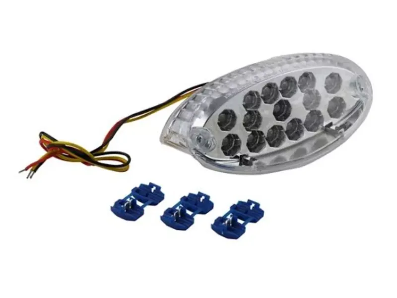 Achterlicht Uni Ovaal Led CE Blank Elec Only Benelux
