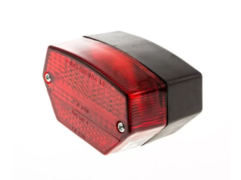 Achterlicht Universeel Zonder Steun (ulo) Rood CE Bay15D	 