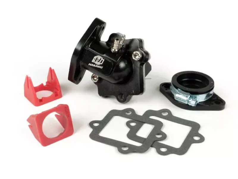inlaatspruitstuk kit  naraku v.2  minarelli 50cc (horizontale cilinder)   cs=23mm + 32mm