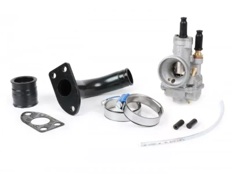 inlaatspruitstuk set met carburateur  BGM pro ø24mm polini cp23  vespa gs150 (vs2 vs5), gs2 (vd1ts), gs3 (vd2ts)