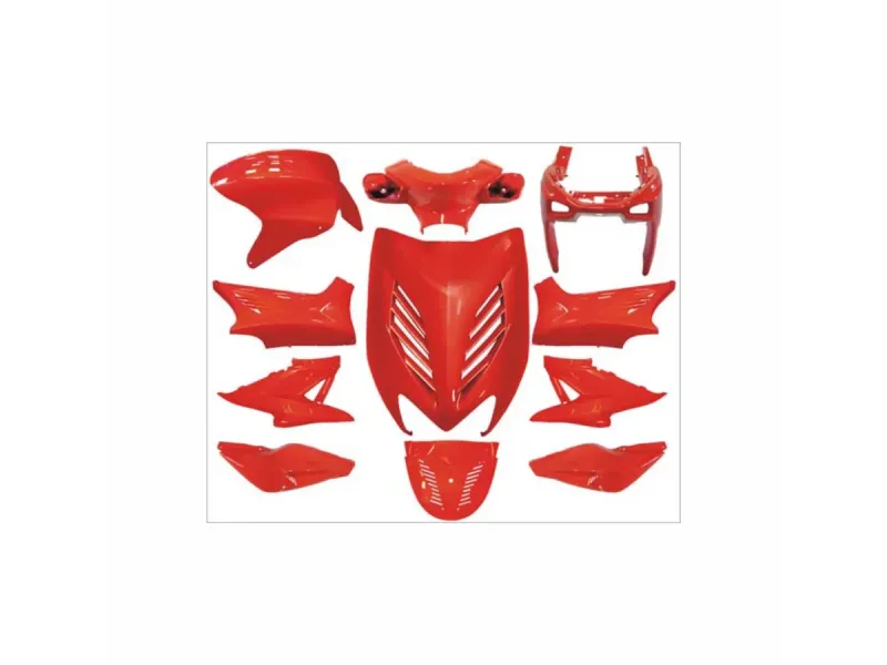 Kappenset Aerox Special Rood Glans - DMP
