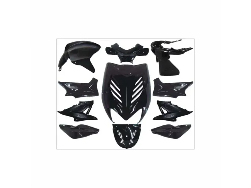 Kappenset Aerox Special Zwart Glans - DMP