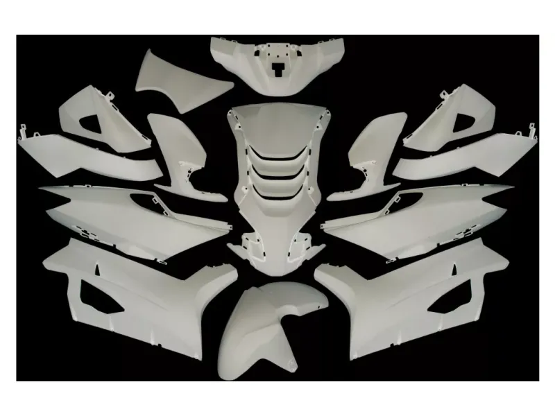 Kappenset Peugeot Speedfight 4 - Wit glans