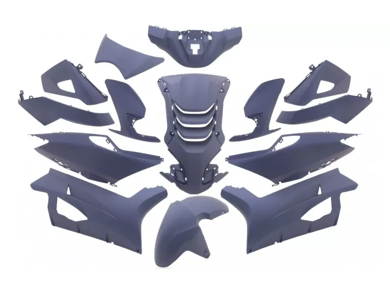 Kappenset Peugeot Speedfight 4 - Mat donkerblauw
