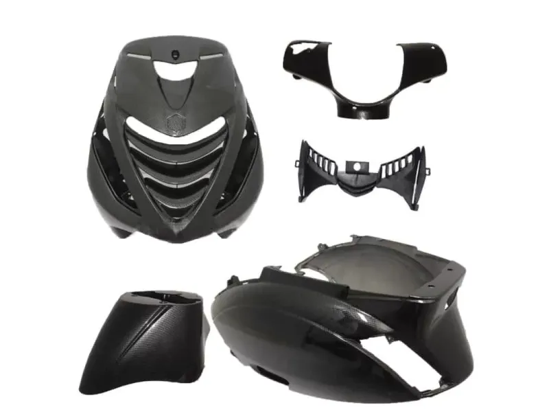 Kappenset Piaggio Zip Carbon (glans)