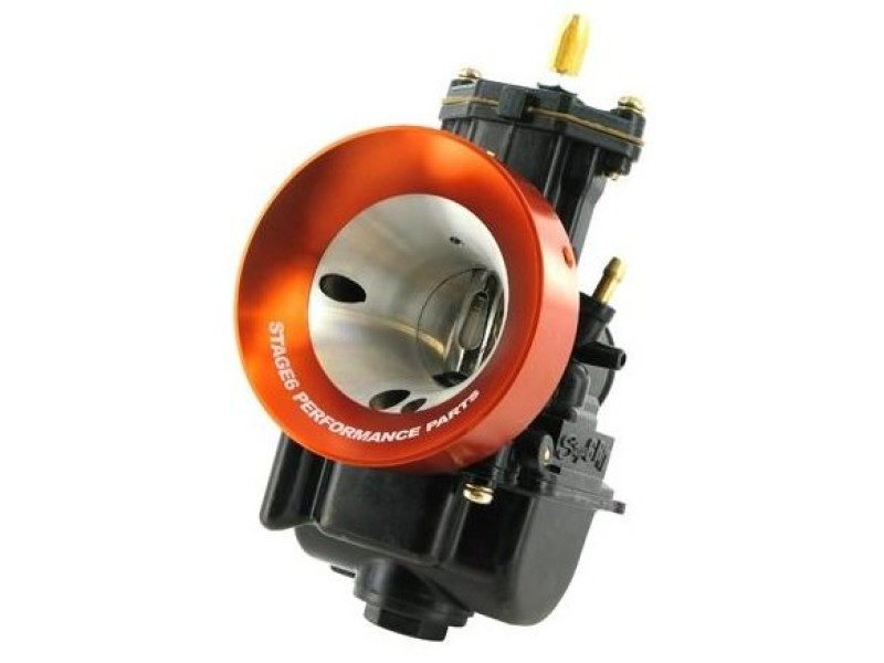 Kelk - Stage 6 - 50.5 mm. aansluiting (Keihin PWK24, 26 en 28) - Orange