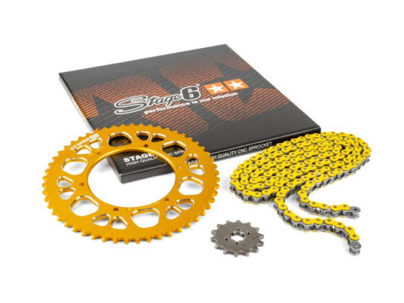 Kettinset Aprilia SX 14x53 Stage6 Aluminium CNC - Verschillende kleuren