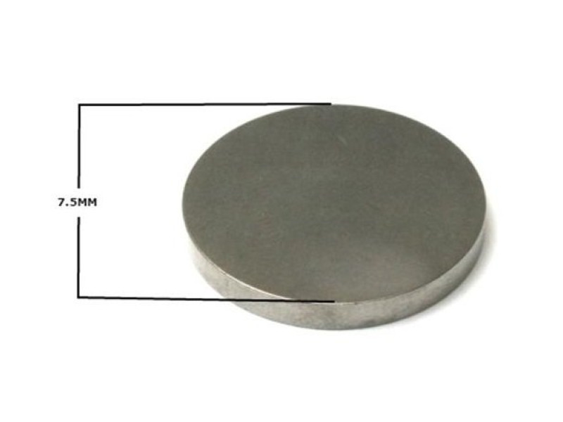 Klepstelplaatje Yamaha / Honda / Piaggio (7,5mm diameter) - Verschillende diktes