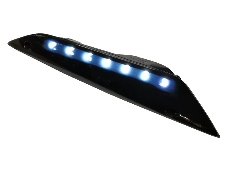 LED Knipperlicht Piaggio Zip 2000 Audi look - Smoke voorkant (links + rechts)