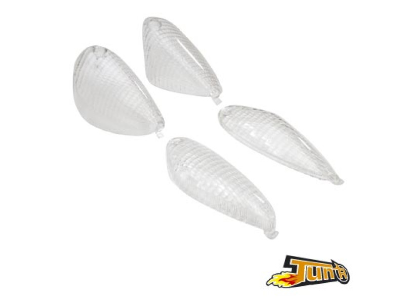 Knipperlichtglas Set - Piaggio NRG X'treme - Transparant