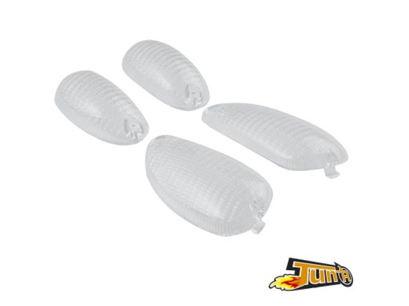 Knipperlichtglas Set - Piaggio Typhoon - Transparant