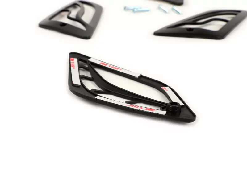 Knipperlichtrooster Set MOTO NOSTRA Vespa GT, GTL, GTV, GTS 125-300 Mat Zwart
